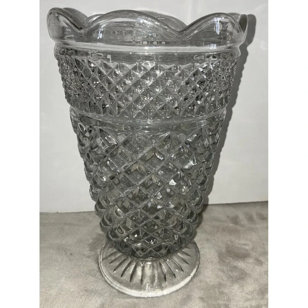 Anchor Hocking Vase‎ Wexford Clear 10